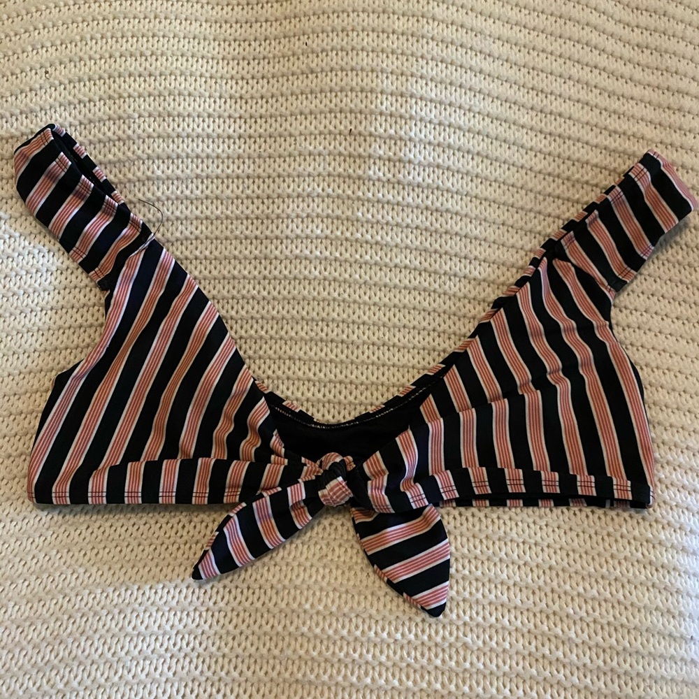 Topshop off the shoulder swim top